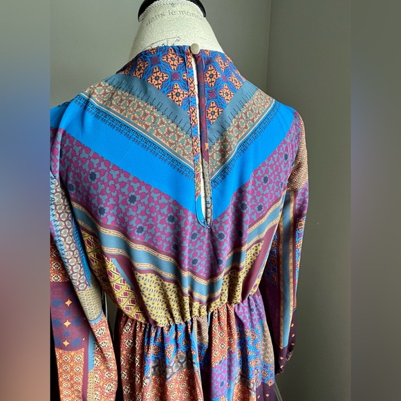 NWT Multicolor Maxi Dress - Picture 5 of 7